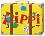 Детски куфар Micki - С размери 32 / 24.5 / 9 cm от серията Пипи Дългото чорапче - 