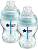   Tommee Tippee - 2  x 260 ml,   Advanced Anti-Colic Plus, 0+  - 