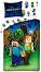 Детски двулицев спален комплект 2 части Minecraft: Steve and Alex - 140 x 200 cm. на тема Minecraft - 