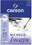 ������� �� ������� ������� Canson Mixed Media Imagine - 50 �����, 200 g/m<sup>2</sup> - �������
