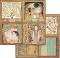 Хартия за скрапбукинг Stamperia - Климт: 4 карти - 30.5 x 30.5 cm от колекцията KLIMT - 
