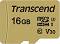 Micro SDHC   16 GB Transcend USD500S - Class 10, UHS-I U3, V30,  SD  - 
