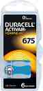 Duracell Activeair 675 - - 1.45V - 6  - 