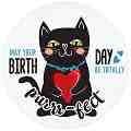 - : May your birthday be totally purrr-fect - 