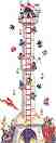   Djeco Knights Tower  -  40  160 cm - 
