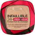 L'Oreal Infaillible 24H Fresh Wear Foundation in a Powder - Фон дьо тен в пудра от серията "Infallible" - 