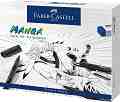    Faber-Castell Manga Starter Set - 9    Pitt Artist Pens - 