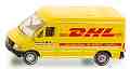 Метална количка Siku - Пощенски микробус DHL - От серията Super: Private cars - 