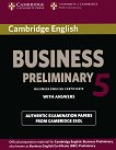 Cambridge BEC:       B1 - Preliminary 5:    - 