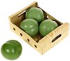 Плодове за игра Klein - Зелена ябълка - Комплект от 4 броя - 