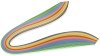 Квилинг ленти Ем Арт - Пастелни цветове - 200 броя, 90 g/m<sup>2</sup> - 