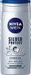 Nivea Men Silver Protect Shower Gel - Душ гел за мъже за лице, коса и тяло със сребърни йони от серията "Silver Protect" - 