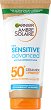 Garnier Ambre Solaire Sensitive Advanced Milk SPF 50+ - Слънцезащитно мляко за чувствителна кожа от серията Ambre Solaire - мляко за тяло