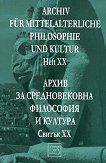 Archiv für mittelalterliche Philosophie und Kultur - Heft XX       -  XX - 