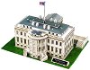 Белият дом, Вашингтон - 3D пъзел от 64 части - 