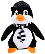 Плюшена играчка пингвин с шапка и шал - Амек Тойс - 