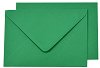 Пощенски пликове Слънчоглед - Коледно зелен - 25 броя - 