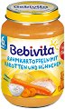 Пюре от картофи, моркови и пилешко месо Bebivita - 190 g, за 6+ месеца - 
