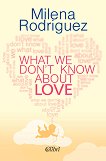 What We Dont Know about Love - 