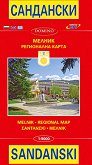     :   Map of Sandanski and Melnik: Regional Map - 