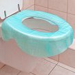 Протектори за тоалетна чиния - Комплект от 3 броя за еднократна употреба - 