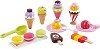 Дървени фигурки Lelin Toys - Сладоледи - 