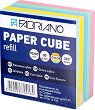 Цветно хартиено кубче Fabriano - 360 листчета с размери 8.3 x 8.3 cm - 