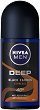 Nivea Men Deep Espresso Anti-Perspirant Roll-On - Ролон дезодорант за мъже против изпотяване от серията "Deep" - 