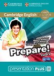 Prepare! - ниво 3 (A2): Presentation Plus - DVD-ROM с материали за учителя по английски език First Edition - книга за учителя