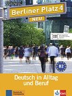 Berliner Platz Neu - ниво 4 (B2): Комплект от учебник и учебна тетрадка по немски език + 2 CD - книга за учителя