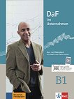 DaF im Unternehmen - ниво B1: Комплект от учебник и учебна тетрадка по бизнес немски език - учебник