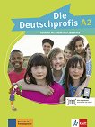 Die Deutschprofis - ниво A2: Учебник по немски език + онлайн материали - учебна тетрадка