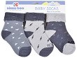 Бебешки термо-чорапи - Комплект от 3 чифта - 
