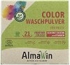 Прах за цветно пране AlmaWin Color - С натурални съставки, 1 kg - 