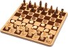 Шах и дама - Kомплект за игра в метална кутия - 