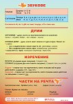 Учебно табло по български език за 4. клас - 