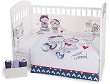 Бебешки спален комплект от 3 части - Love Rome EU Stile - 100% ранфорс за легла с размери 60 x 120 cm или 70 x 140 cm - 