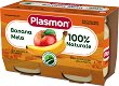 Пюре от банани и ябълки Plasmon - 2 x 104 g, за 4+ месеца - 