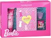 Подаръчен комплект за момиче Barbie - Парфюм, пяна за вана и рокля за кукла Barbie - 