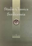 Studia Classica Serdicensia -  4 - 