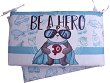 Обиколник за бебешко легло Babyhome Be A Hero - За легла 60 x 120 cm - продукт