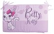 Обиколник за бебешко легло Babyhome Pretty Kitty - За легла 60 x 120 cm - 
