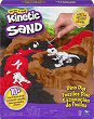 Кинетичен пясък - Динозавърски разкопки - Творчески комплект от серията Kinetic Sand - 
