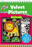 Galt: Животни - книжка за оцветяване с кадифено покритие : Animals - Velvet Pictures - 