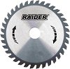 Циркулярен диск за дърво Raider - ∅ 190 / 20 / 2.5 mm с 24 и 80 зъба - 