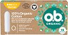 o.b. 100% Organic Normal Tampons - 