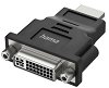  HDMI male  DVI female Hama