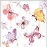    Ambiente Butterfly collection rose