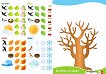 Учебно табло за 1., 2., 3. и 4. група на детската градина: Вълшебното дърво - помагало