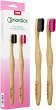 Nordics Duo Pack Bamboo Toothbrushes - 